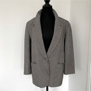 Vintage EVAN PICONE oversized tweed blazer - petite!